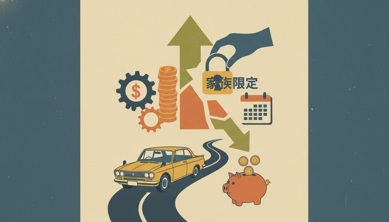 自動車保険の家族限定をやめたら保険料はいくら上がる？見直しのポイントを徹底解説！